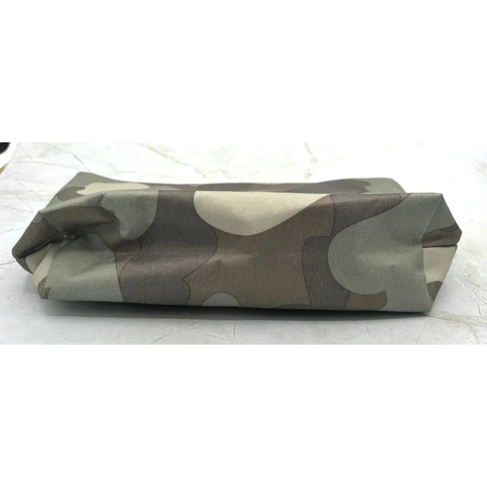 Thirty-One Zipper Utility Pouch Soft Camo Expandable Camouflage Bag New 12
